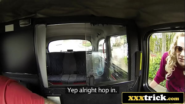 Big Fake Tits British Bird Screwed By an Older London Cabbie
