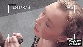 SPH Euro IR babe fucked in front voyeur with tiny cock