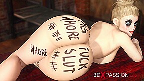 Blonde anal whore can’t get enough black cock up her big booty hole