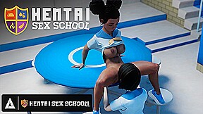 HENTAI SEX UNIVERSITY – Horny Hentai students 18+ Practice Lesbian Sex With Each Other