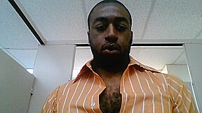 Person does a black handjob in a bathroom