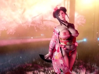 Hot 3D redhead licking a pussy while getting fucked